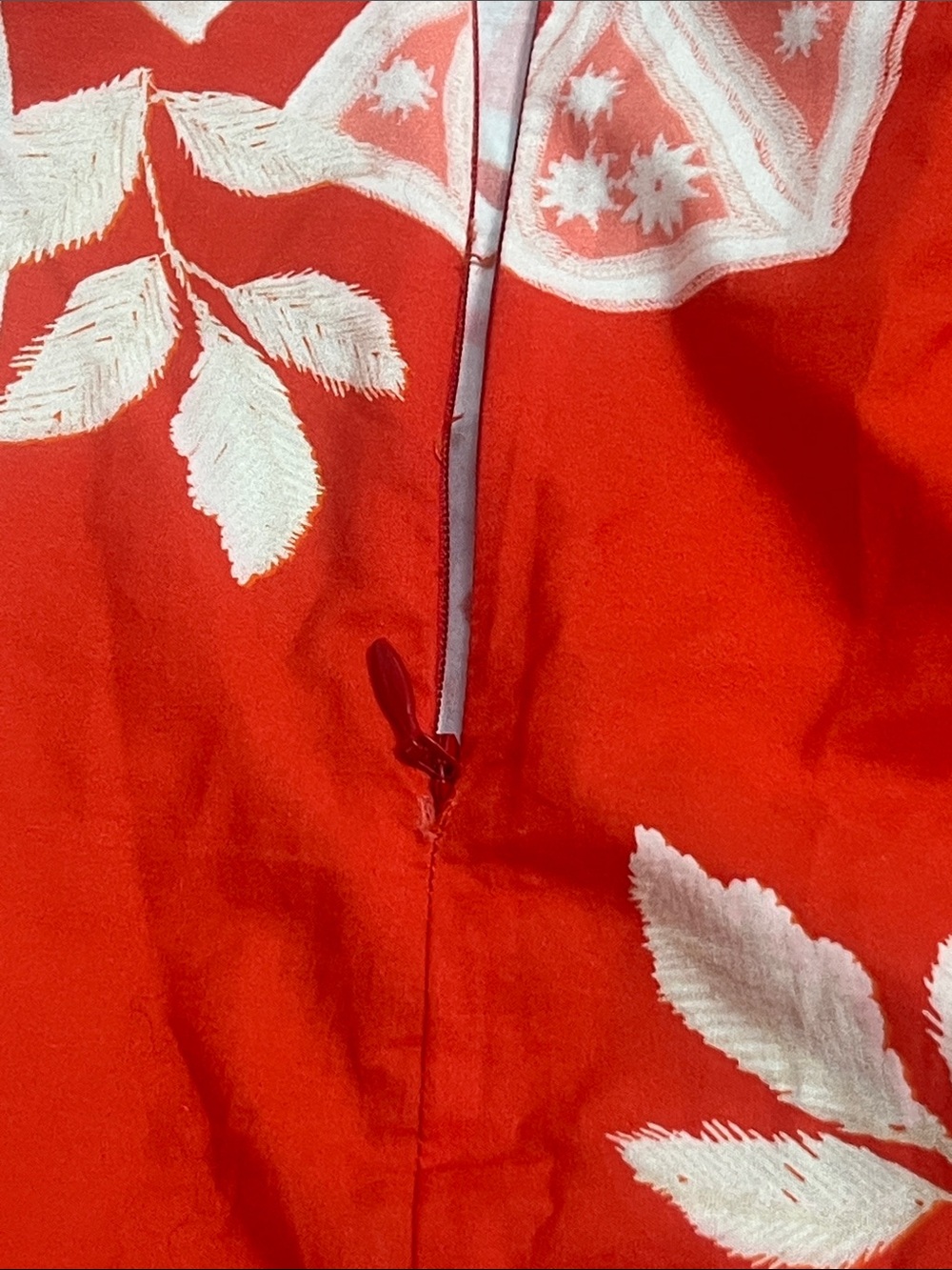 Farm Rio Red Lace Monsteras Midi Dress - Picture 8 of 13